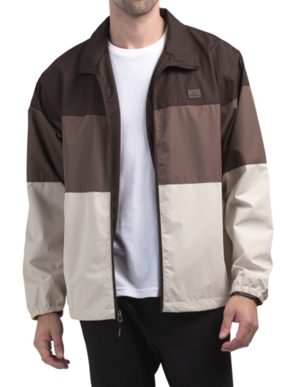New Balance Color block Lightweight Jacket - Brown & Cream